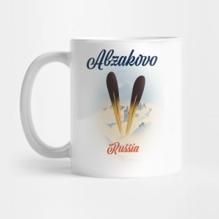 Abzakovo Russian ski poster Mug